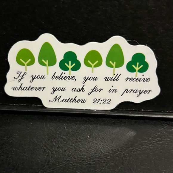FAITH QUOTE STICKER - Picture 1 of 1